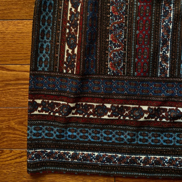 70’s Paisley Vintage Dress - Picture 4 of 4